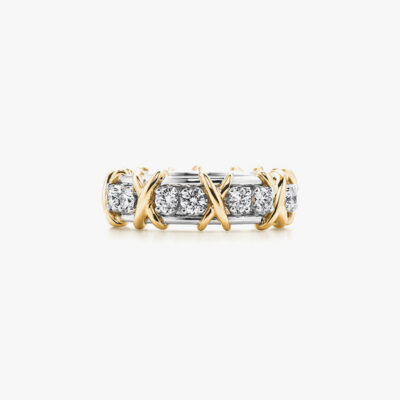 Cross Stitch Diamond Ring