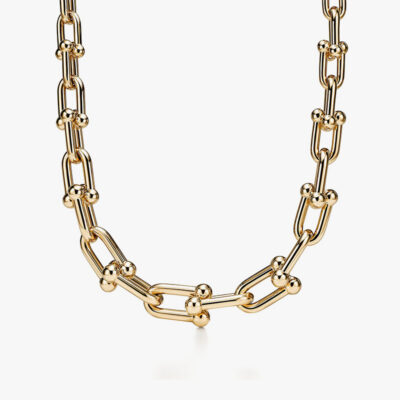 Stylized Gold Necklace